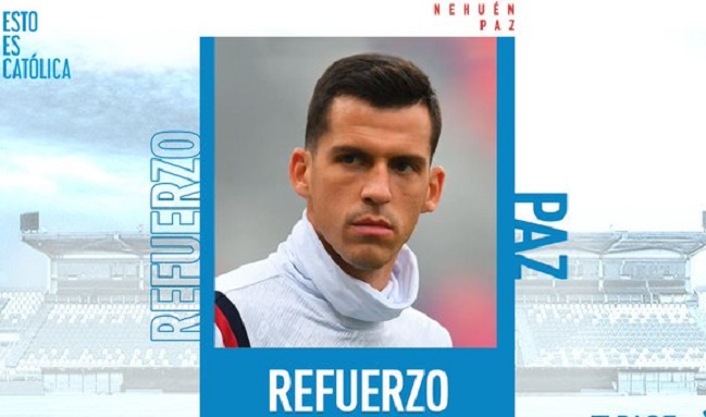 ¡Oficial! Universidad Católica anunció la contratación del defensa Nehuén Paz