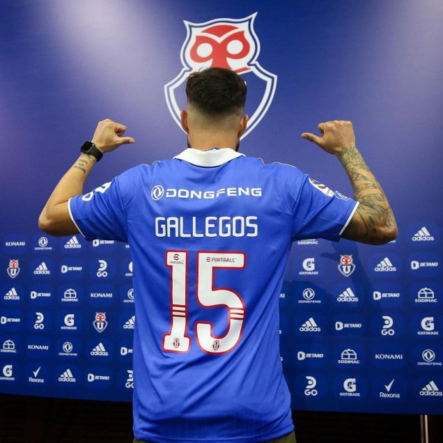 Usará la “15”: Luis Felipe Gallegos fue presentado como el último refuerzo de la U