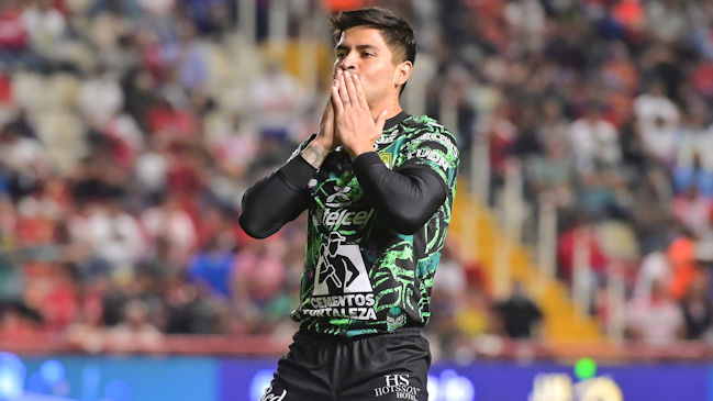 Víctor Dávila anotó el solitario gol del triunfo de León sobre Necaxa en la liga mexicana