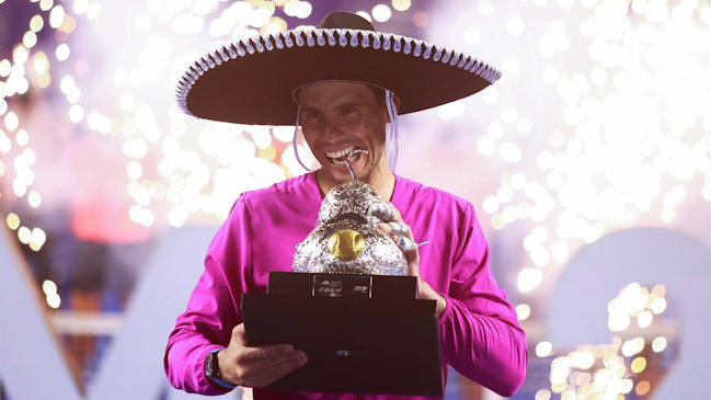 Rafael Nadal se adueñó de su título número 91 como profesional en el ATP de Acapulco
