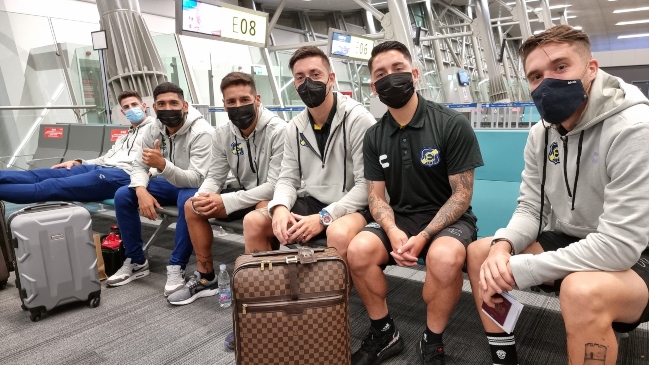 Con tres bajas: Everton llegó a Venezuela para enfrentar a Monagas