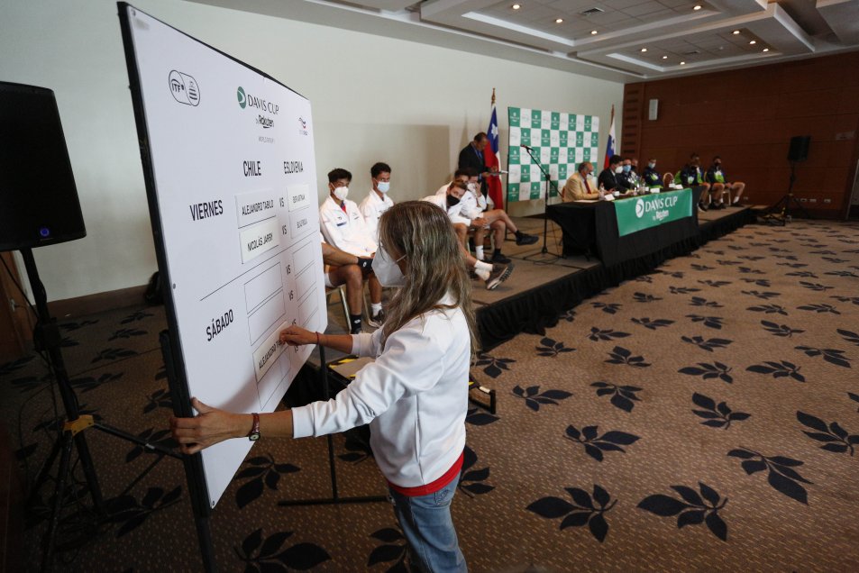 El sorteo del crucial duelo que vivírá Chile ante Eslovenia por Copa Davis