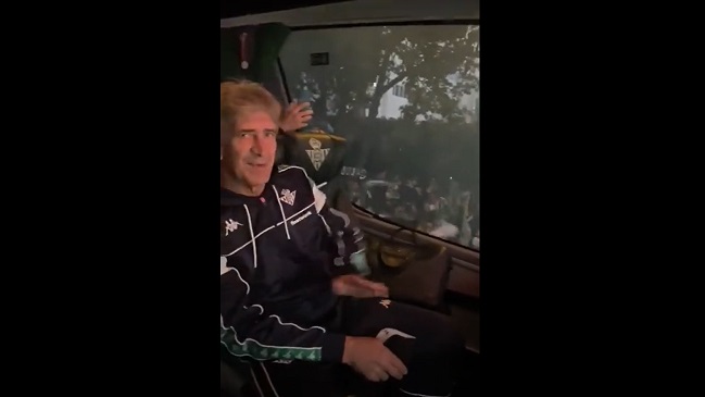 Pellegrini mostró el gran apoyo de los hinchas de Real Betis tras avanzar a la final de la Copa del Rey