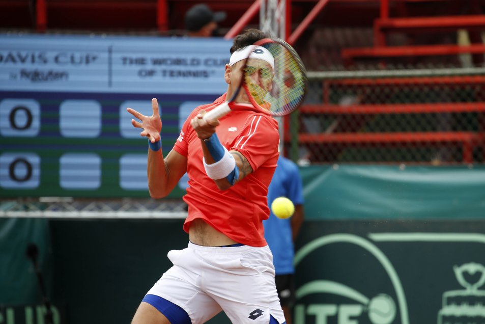 El triunfo de Alejandro Tabilo sobre Bor Artnak en el arranque de la serie entre Chile y Eslovenia