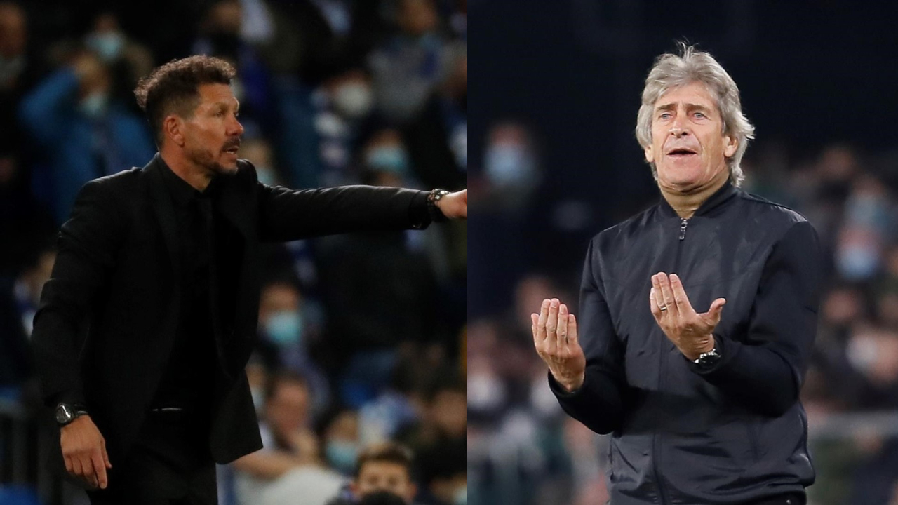 Diego Simeone en la previa del duelo con Betis: Admiro mucho a Manuel Pellegrini