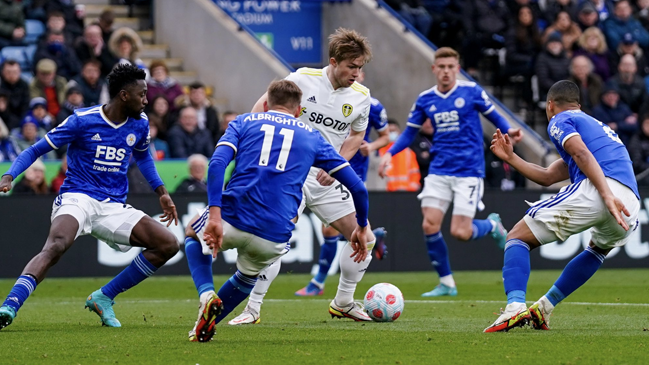 Leeds cayó ante Leicester en su primer partido tras la salida de Bielsa