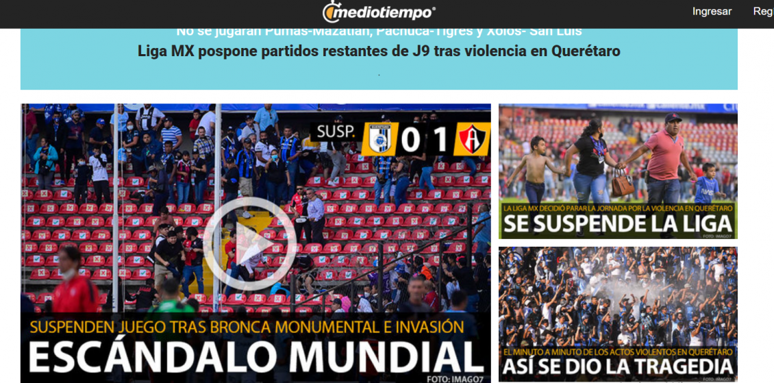 “Escándalo mundial” y “horror en México”: La reacción de los medios por batalla campal en Querétaro