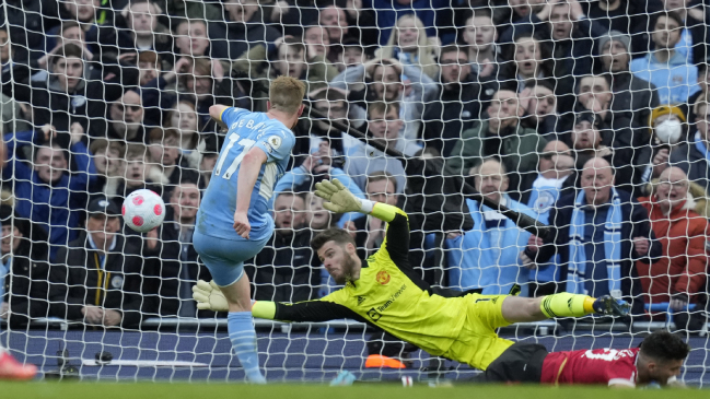 De Bruyne y Mahrez brillaron en goleada de Manchester City sobre el United por Premier League