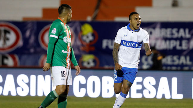 Juan Leiva entusiasmó a la UC al abrir el marcador ante Cobresal