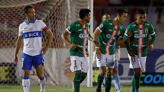 Cristhofer Mesías se aventuró al área y de zurda marcó el segundo para Cobresal ante la UC