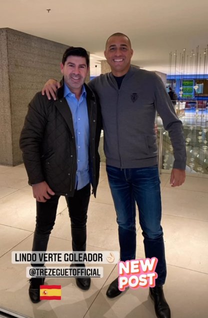 ¡Qué calidad! Marcelo Salas compartió una foto junto a David Trezeguet