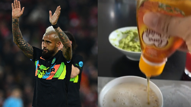 Arturo Vidal lució sus dotes gastronómicas con un “desayuno de campeón”