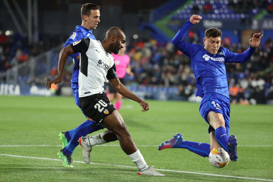 Getafe y Valencia no se hicieron daño e igualaron por La Liga