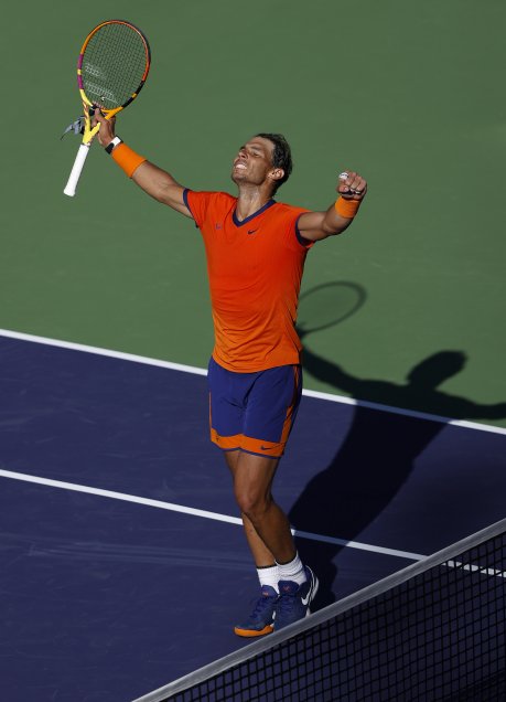 Rafael Nadal logró épico triunfo tras una espectacular remontada en Indian Wells