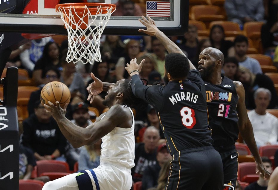 Minnesota Timberwolves soprendió a Miami Heat y sumó triunfo clave