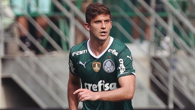 La violenta patada a Benjamín Kuscevic en el clásico entre Palmeiras y Santos