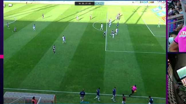 La polémica jugada entre Juan Cornejo y Falcón que reclamaron como penal en Colo Colo