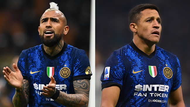 Prensa italiana dedicó elogios a Vidal y críticas para Alexis tras empate de Inter ante Fiorentina