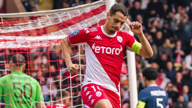 Wissam Ben Yedder anotó un doblete para AS Mónaco y estiró el mal momento de PSG