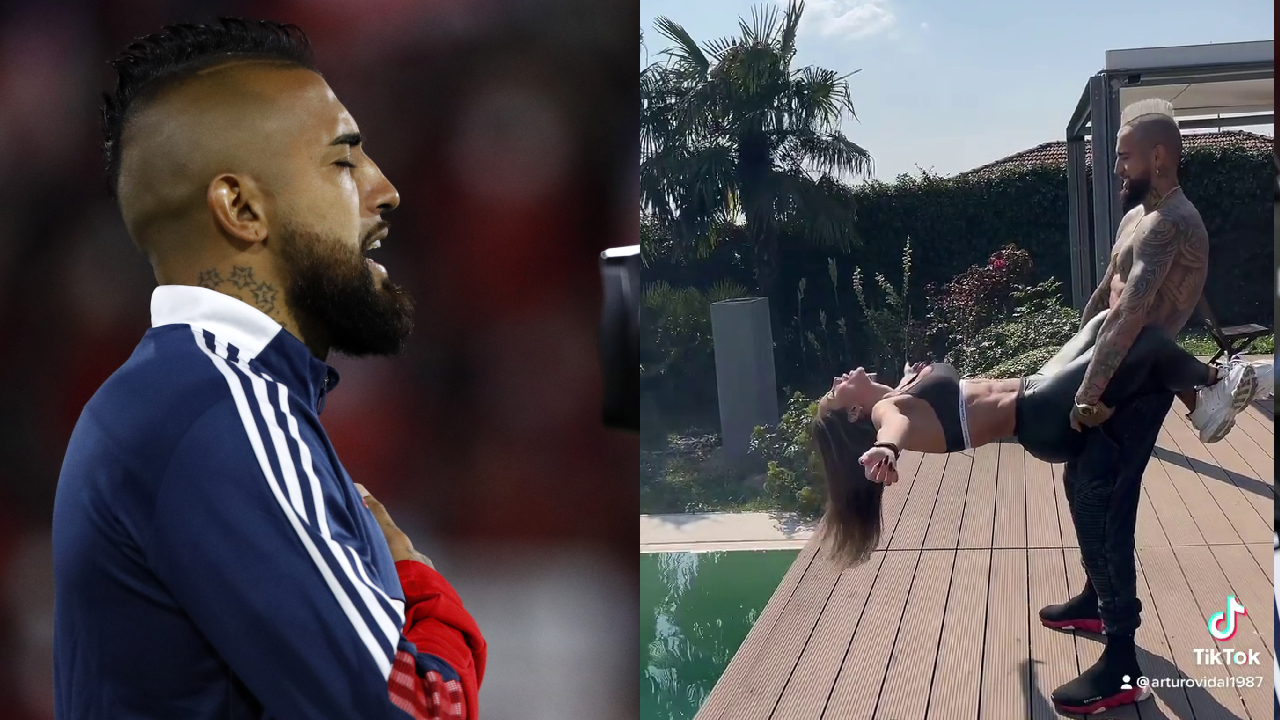 Vidal exhibió su preparación previo al viaje a Chile para “dejar la vida por la bandera”