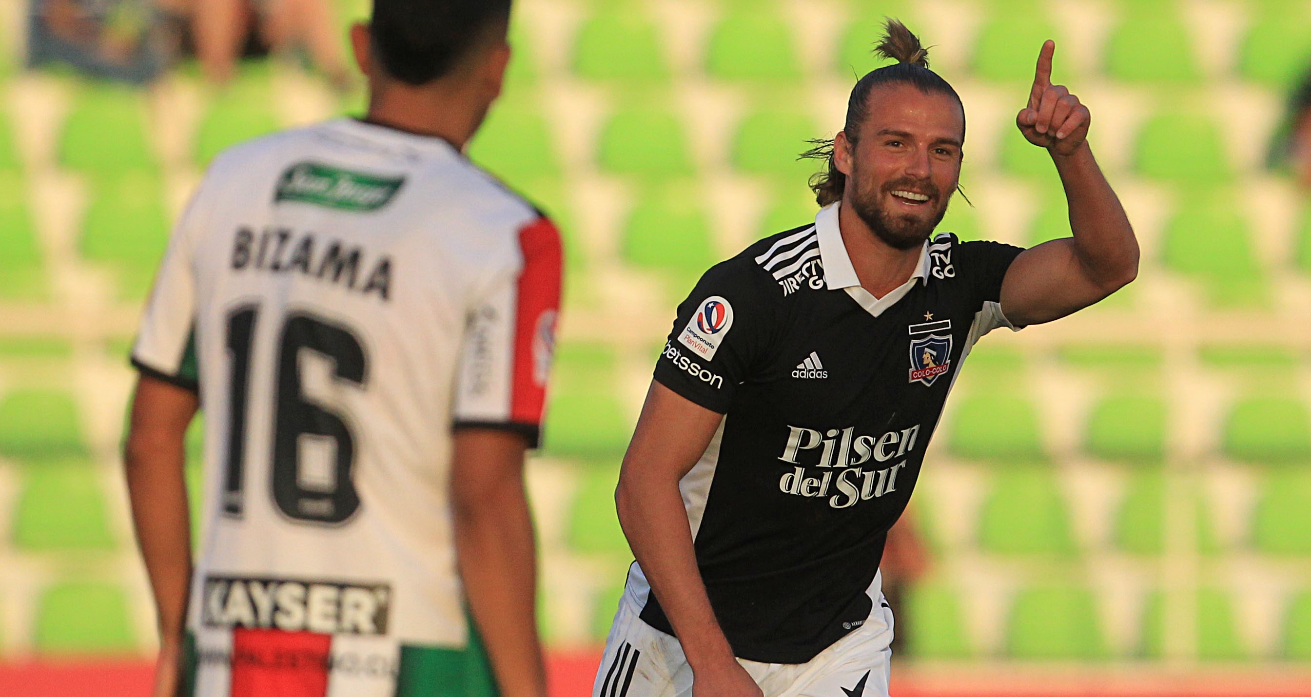 El venezolano Christian Santos liquidó a Palestino con su primer gol por Colo Colo