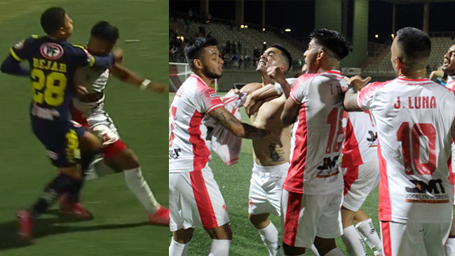 Dos golpes en el blanco: Jugador de Universidad de Concepción fue expulsado por agredir a un rival