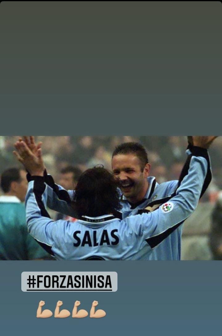 Marcelo Salas le envió todo su apoyo a su ex compañero Sinisa Mihajlovic