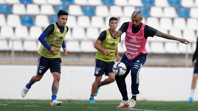 Chile tuvo su penúltima práctica para el duelo ante Uruguay en San Carlos de Apoquindo