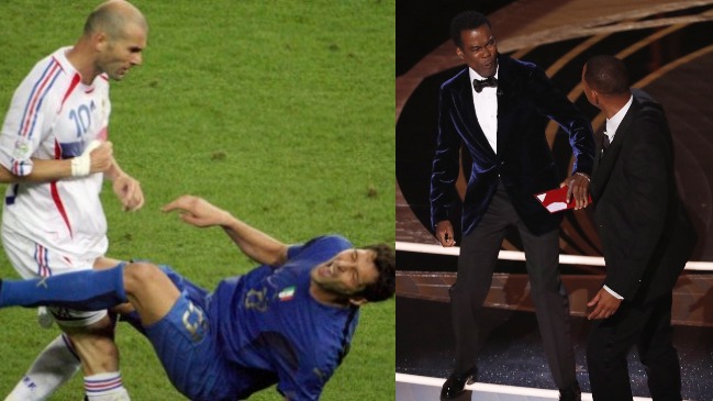 La graciosa analogía del cabezazo de Zidane con el golpe de Will Smith a Chris Rock
