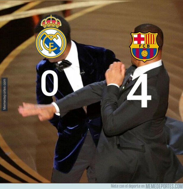 Los ingeniosos memes futboleros tras el golpe de Will Smith a Chris Rock en los Premios Oscar