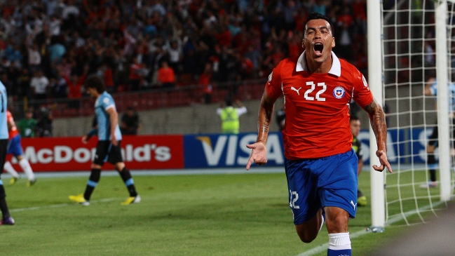 Paredes y Vargas brillaron en el triunfo de Chile sobre Uruguay rumbo a Brasil 2014