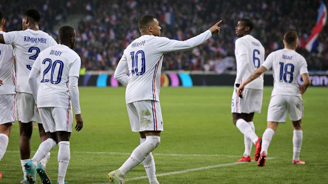 Kylian Mbappé orquestó goleada de Francia sobre Sudáfrica en encuentro amistoso