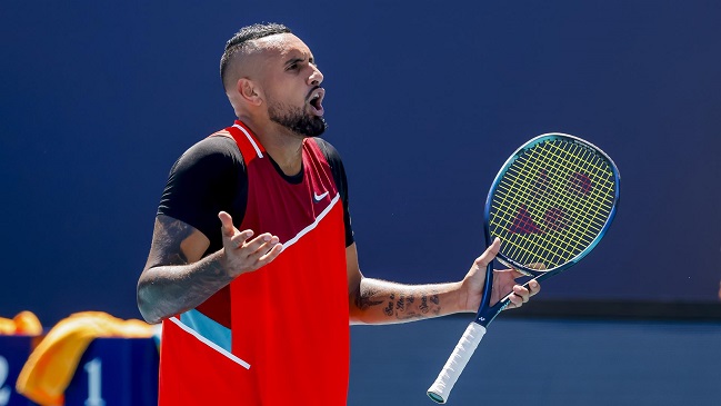 Nick Kyrgios vivió polémico encontrón con el umpire en duelo ante Jannik Sinner