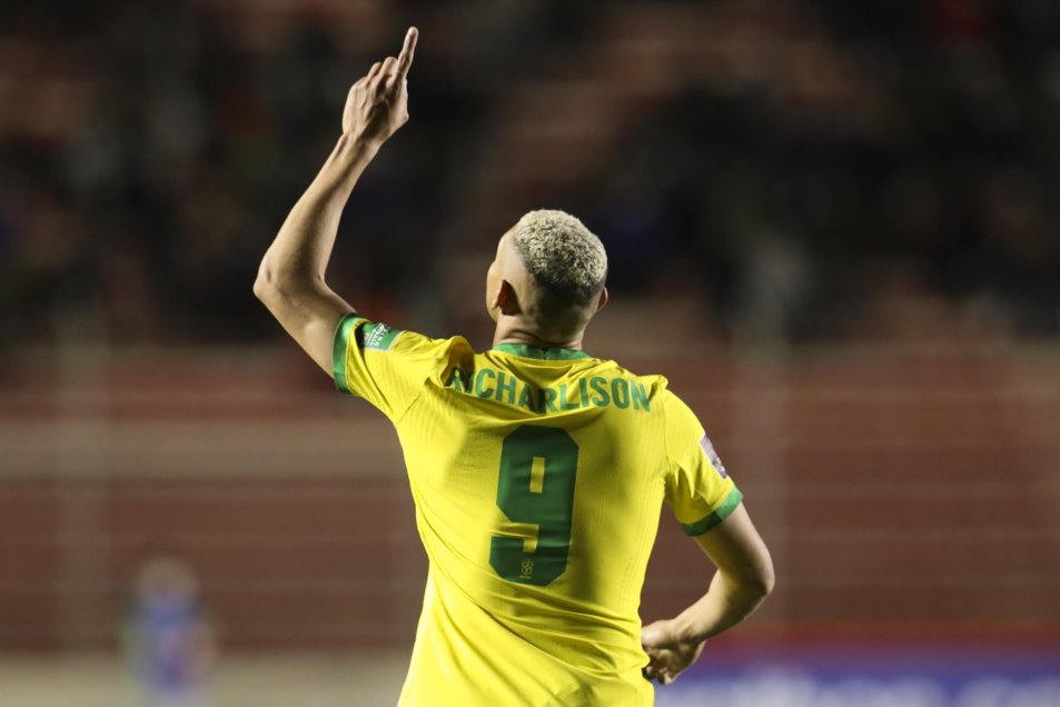 Richarlison fue la figura de Brasil en la goleada a Bolivia en La Paz