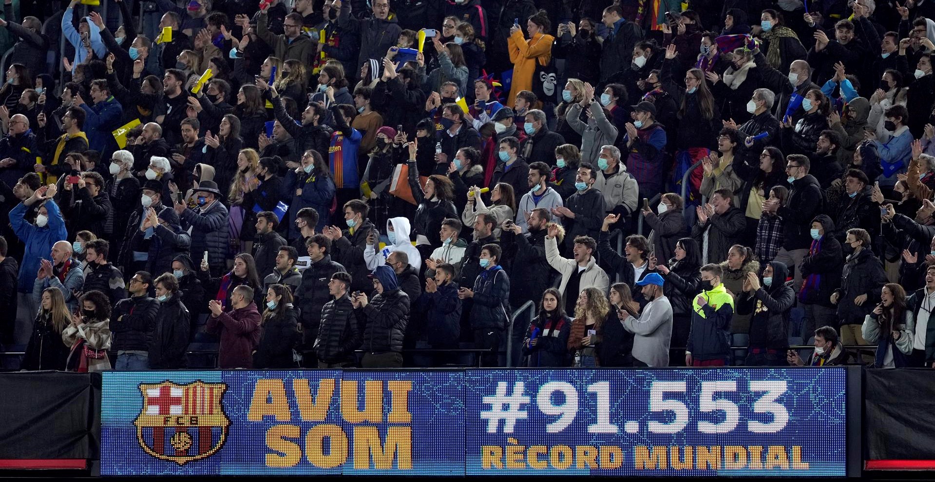 Clásico entre Barcelona y Real Madrid batió récord mundial de asistencia en un partido femenino