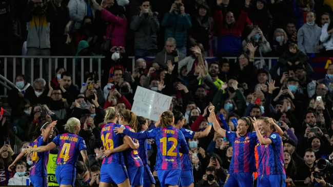 Barcelona ratificó su paso a semis de la Champions Femenina con goleada sobre Real Madrid