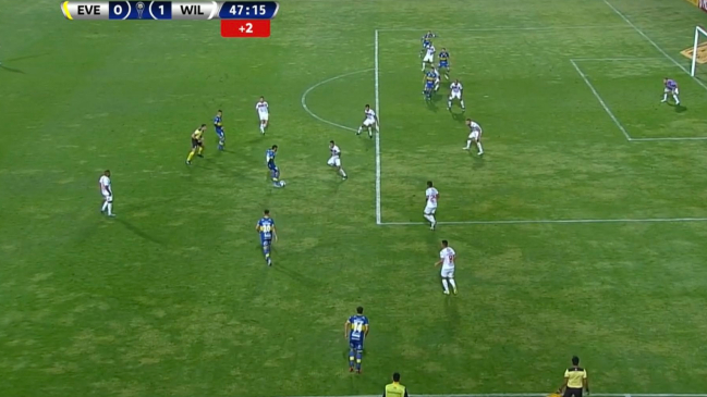 ¡Mal anulado! Un inexistente offside privó a Everton de empatar el duelo ante Wilstermann