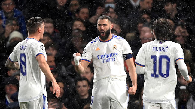 Real Madrid se apoyó en Benzema para tumbar a Chelsea y tomó una buena ventaja