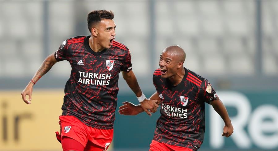 River debutó con un triunfo en Perú ante Alianza Lima en Copa Libertadores en el grupo de Colo Colo