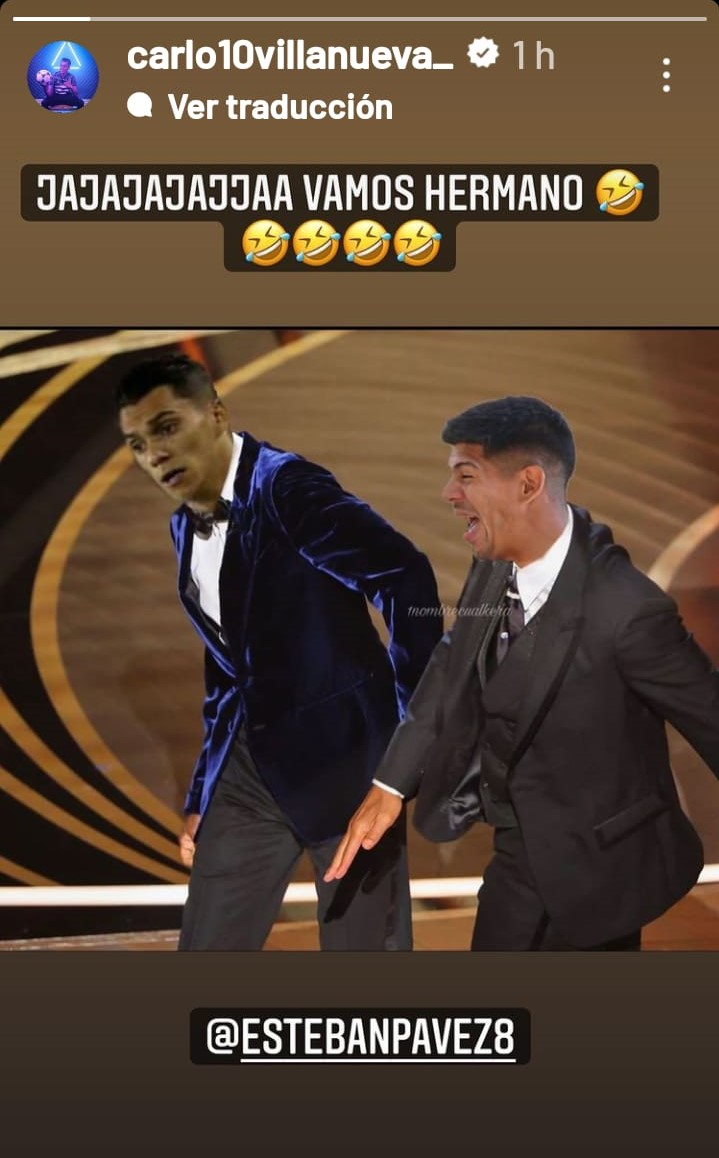 Carlo Villanueva recurrió a un meme para “reconciliarse” con Esteban Pavez