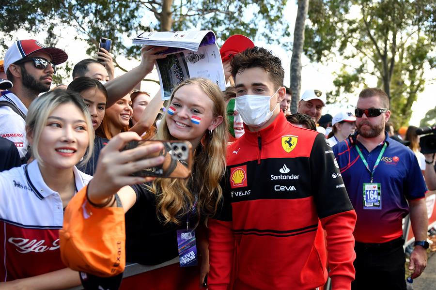 Charles Leclerc fue el más rápido en las Clasificaciones del Gran Premio de Australia