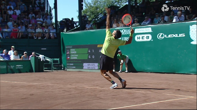 El polémico foot fault que terminó encaminando la derrota de Garin frente a Isner en Houston