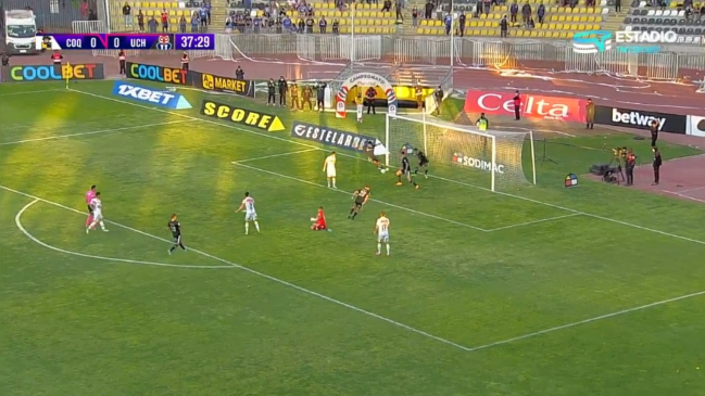 La milagrosa salvada de Bastián Tapia en la línea para evitar el primero de Coquimbo ante la U