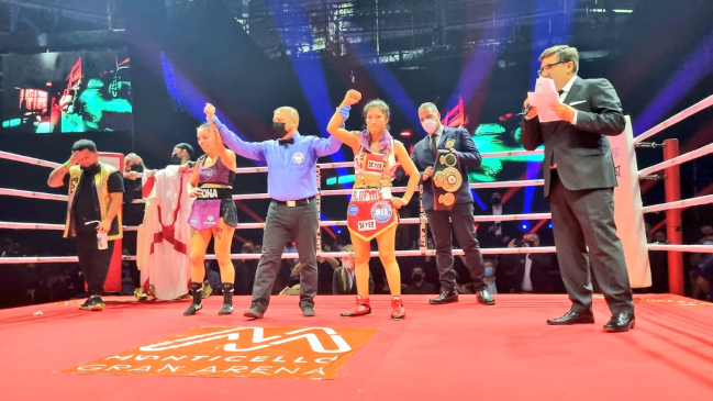 “Leona” Asenjo protagonizó empate mayoritario y Maribel Ramírez retuvo el título mundial