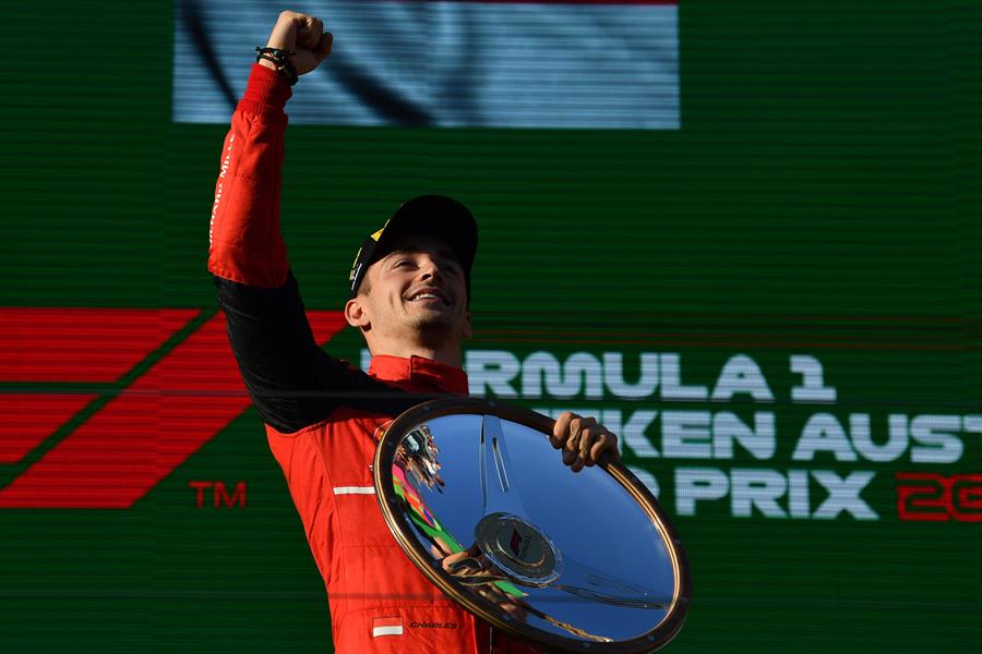 Charles Leclerc reforzó su liderato en la Fórmula 1 con triunfo en el Gran Premio de Australia