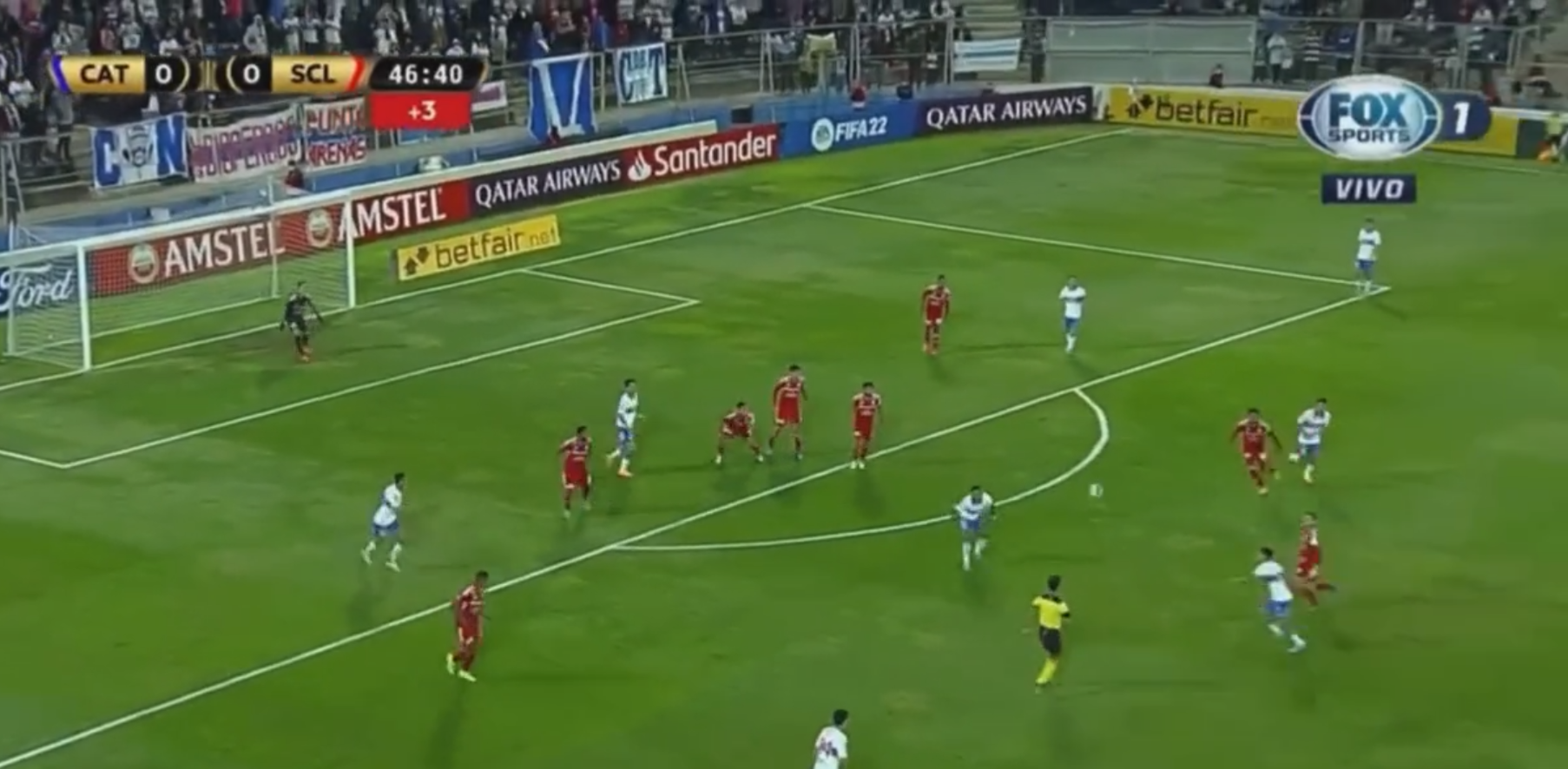 ¡Bombazo al ángulo! El tremendo gol de Marcelino Núñez en la UC ante Sporting Cristal