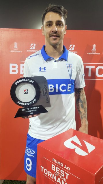 Fernando Zampedri fue elegido como el mejor jugador del triunfo de la UC sobre Sporting Cristal