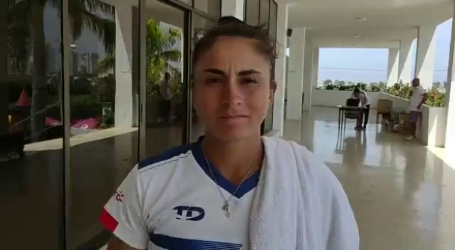 Bárbara Gatica valoró el triunfo ante Ecuador en la Billie Jean King Cup