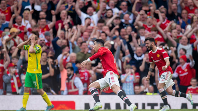 El triplete de Cristiano con Manchester United que liquidó a Norwich City en Old Trafford