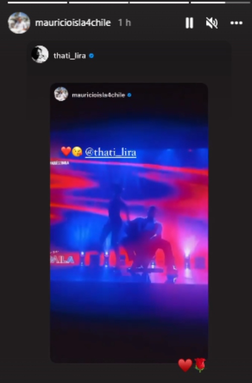 Mauricio Isla celebró sensual presentación de su pareja Thati Lira en “Aquí se baila”